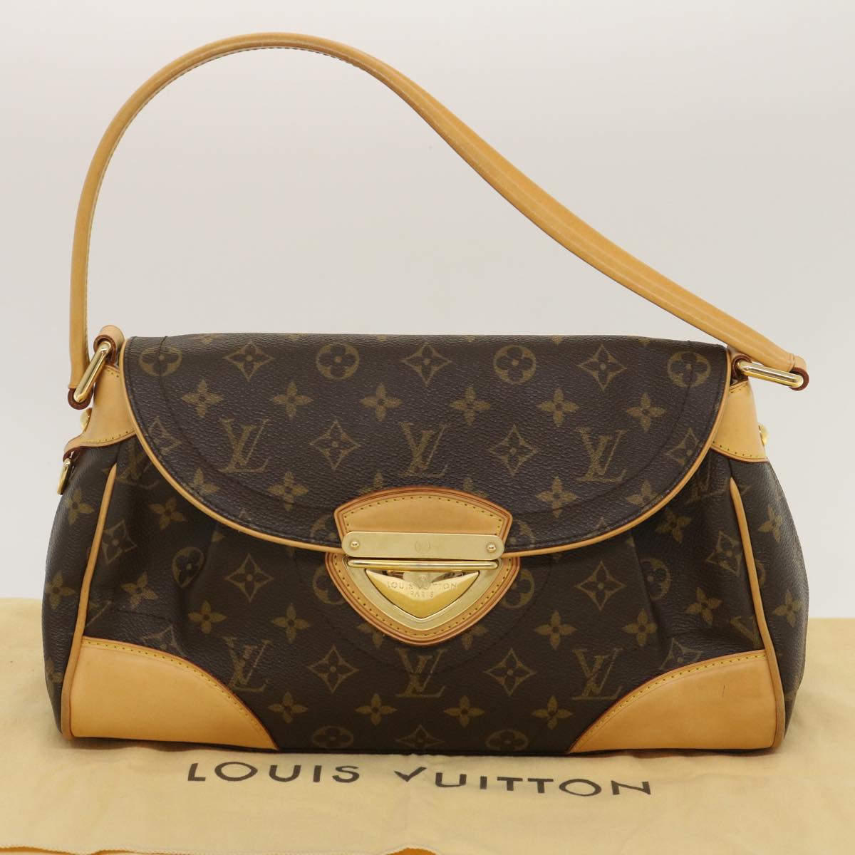 LOUIS VUITTON Monogram Beverly MM Shoulder Bag M40121 LV am2490g