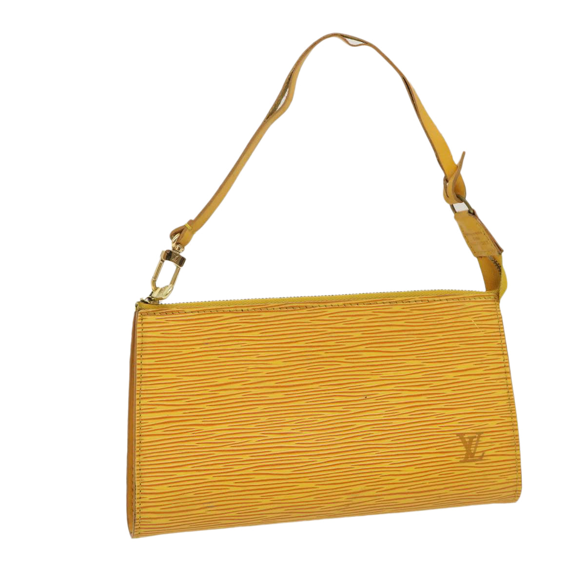 LOUIS VUITTON Epi Pochette Accessoires Pouch Yellow M52989 LV am2512g