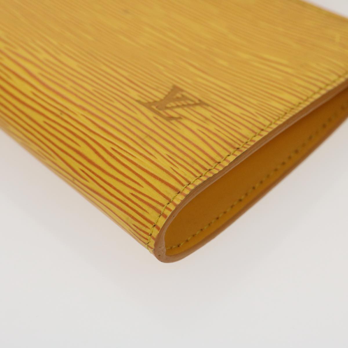 LOUIS VUITTON Epi Pochette Accessoires Pouch Yellow M52989 LV am2512g