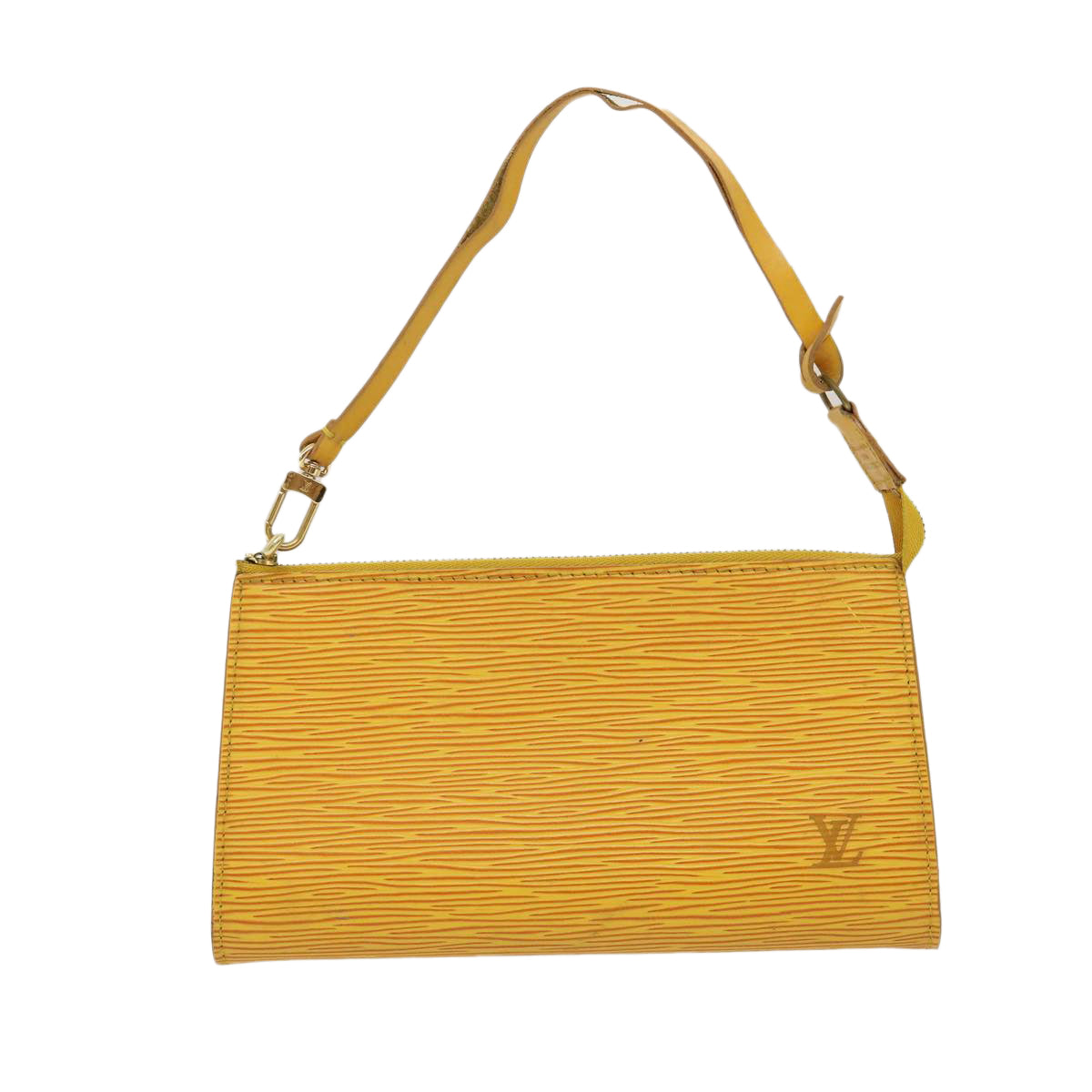 LOUIS VUITTON Epi Pochette Accessoires Pouch Yellow M52989 LV am2512g