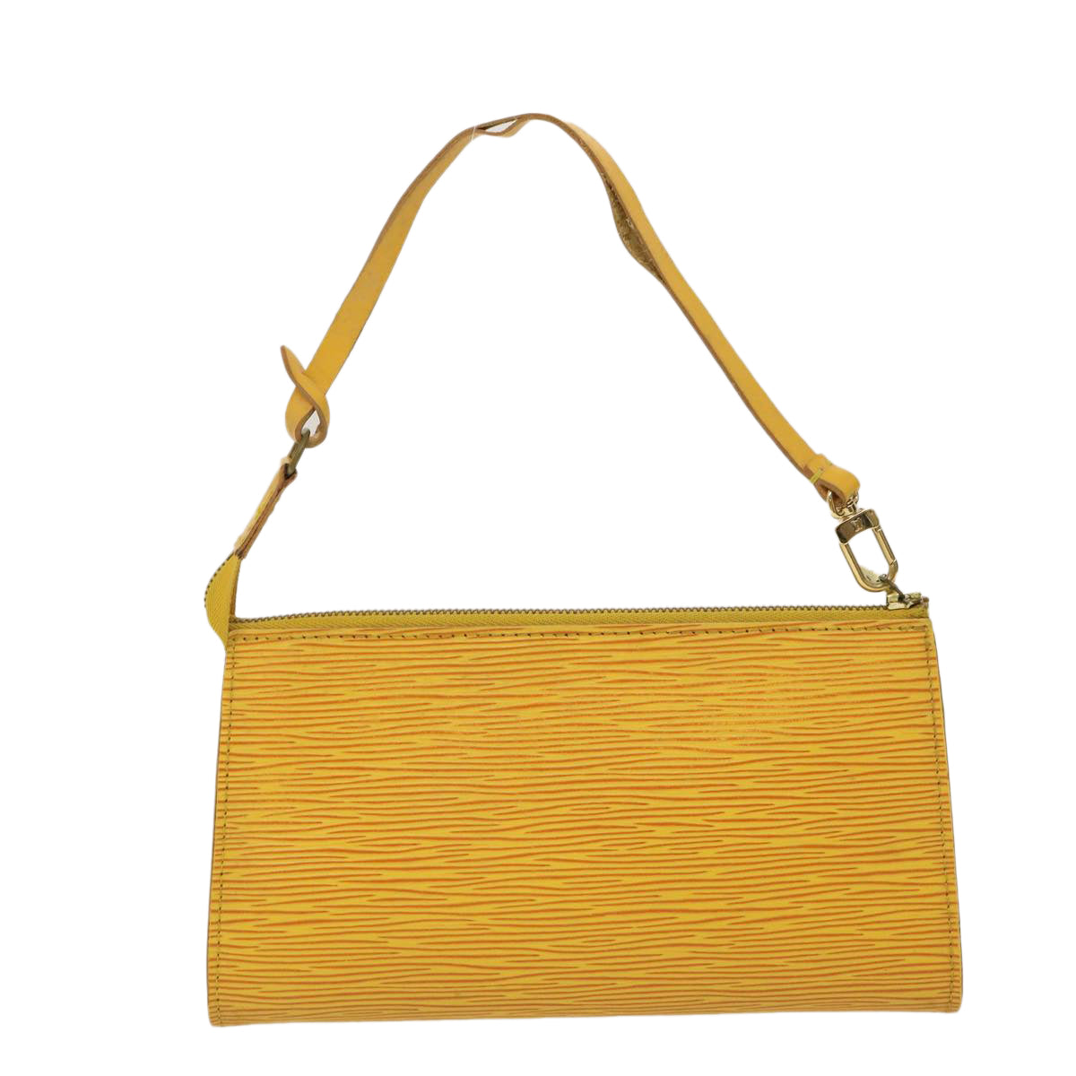 LOUIS VUITTON Epi Pochette Accessoires Pouch Yellow M52989 LV am2512g
