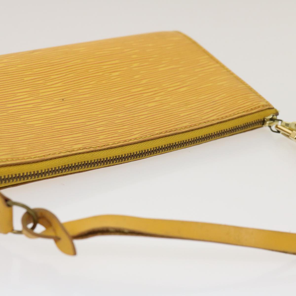 LOUIS VUITTON Epi Pochette Accessoires Pouch Yellow M52989 LV am2512g