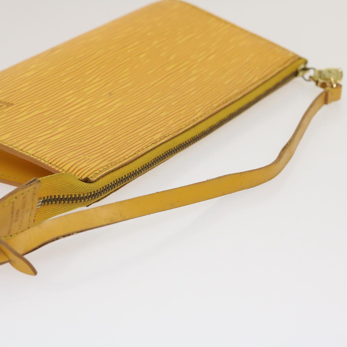LOUIS VUITTON Epi Pochette Accessoires Pouch Yellow M52989 LV am2512g