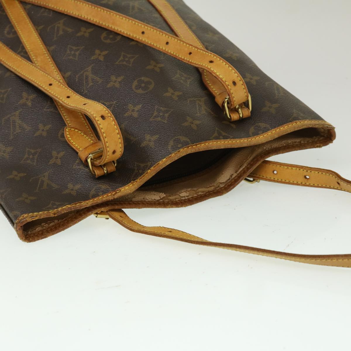 LOUIS VUITTON Monogram Bucket GM Shoulder Bag M42236 LV am2572g