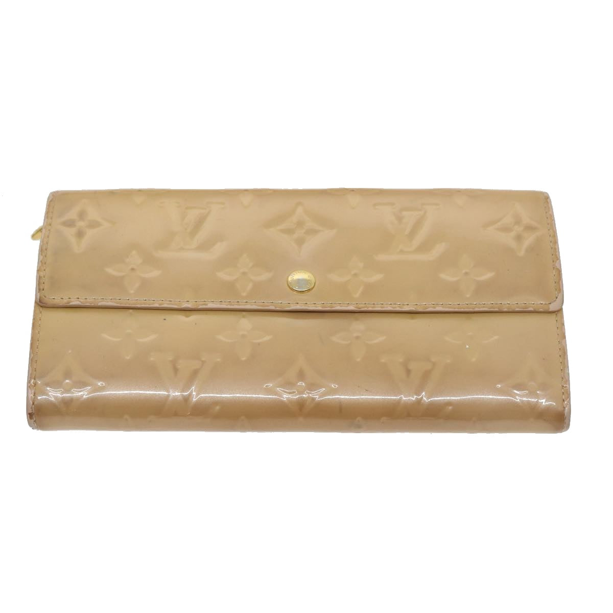 LOUIS VUITTON Epi Vernis Wallet 8Set Red Beige Green LV am2579g