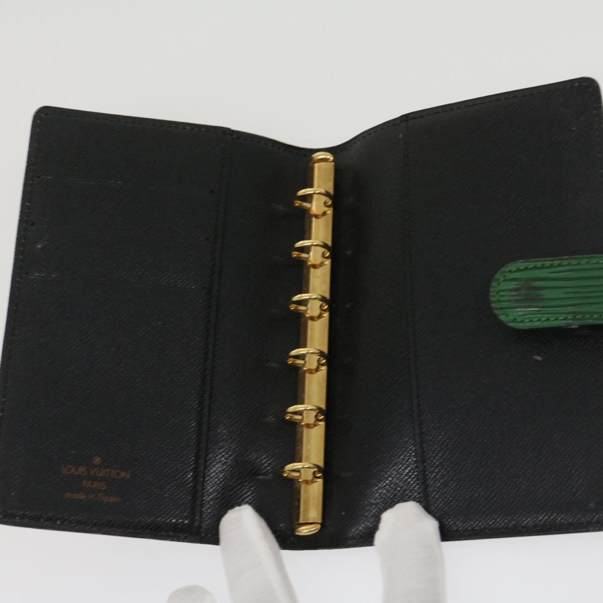 LOUIS VUITTON Epi Vernis Wallet 8Set Red Beige Green LV am2579g
