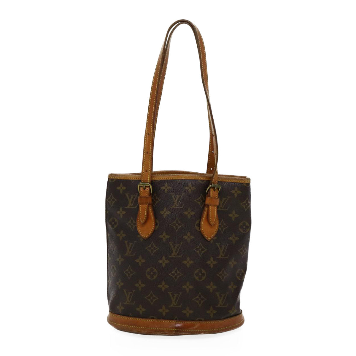 LOUIS VUITTON Monogram Bucket PM Shoulder Bag M42238 LV am2619g