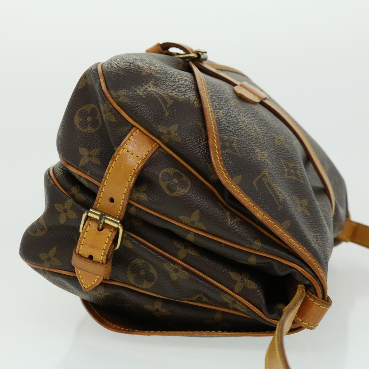 LOUIS VUITTON Monogram Saumur 30 Shoulder Bag M42256 LV am2670g