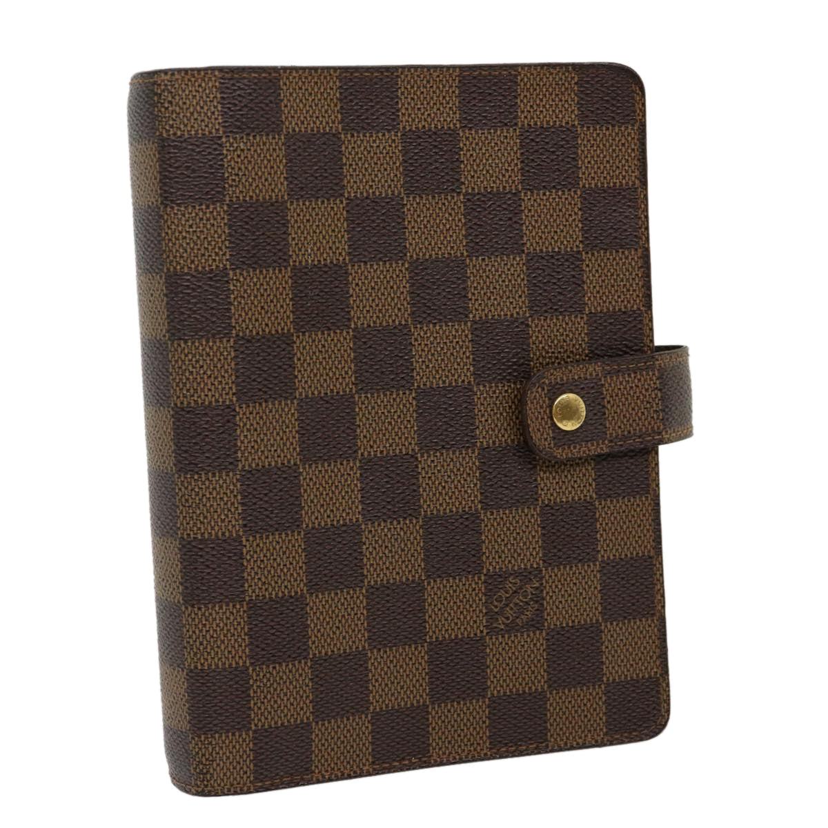 LOUIS VUITTON Damier Ebene Agenda MM Day Planner Cover R20240 LV am2692g