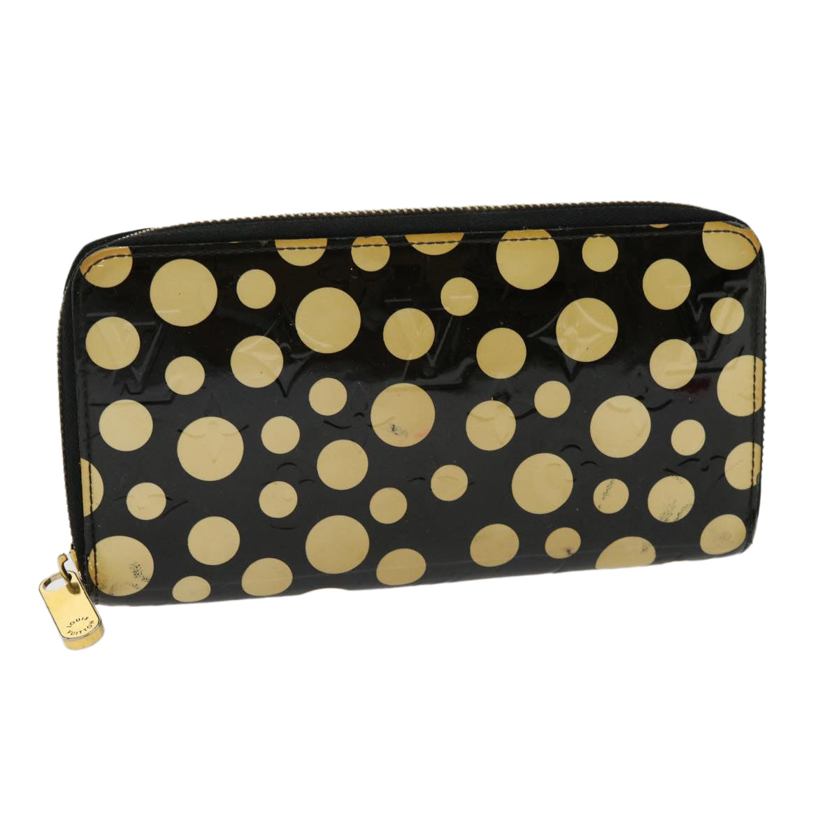 LOUIS VUITTON Vernis Dot Infinity Zippy Wallet Yayoi Kusama DH64220 am2698g