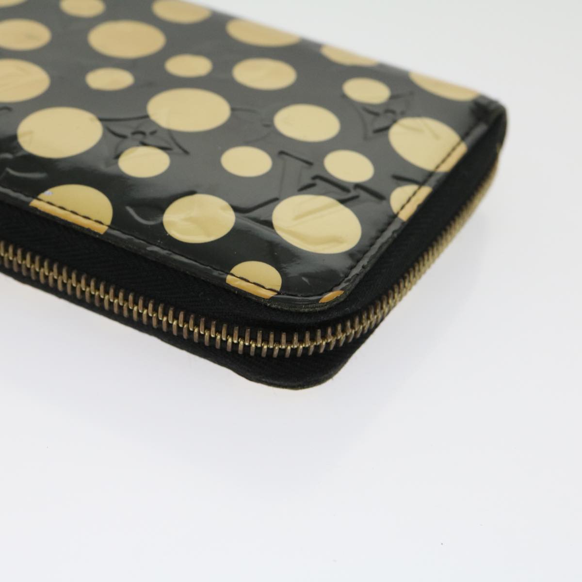 LOUIS VUITTON Vernis Dot Infinity Zippy Wallet Yayoi Kusama DH64220 am2698g