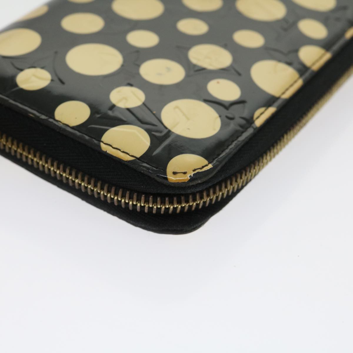 LOUIS VUITTON Vernis Dot Infinity Zippy Wallet Yayoi Kusama DH64220 am2698g