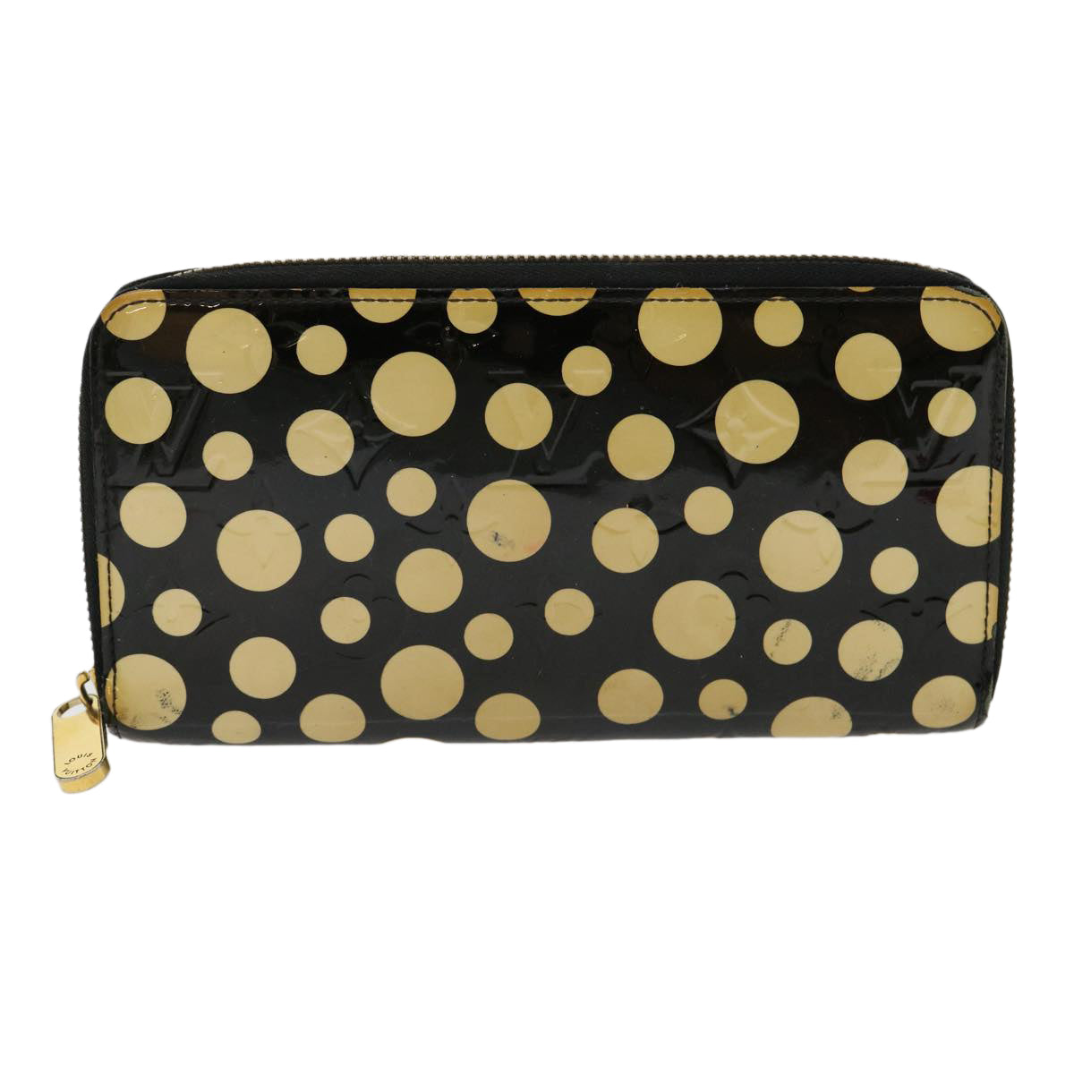 LOUIS VUITTON Vernis Dot Infinity Zippy Wallet Yayoi Kusama DH64220 am2698g