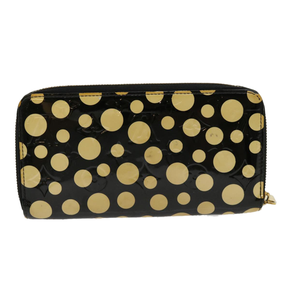 LOUIS VUITTON Vernis Dot Infinity Zippy Wallet Yayoi Kusama DH64220 am2698g