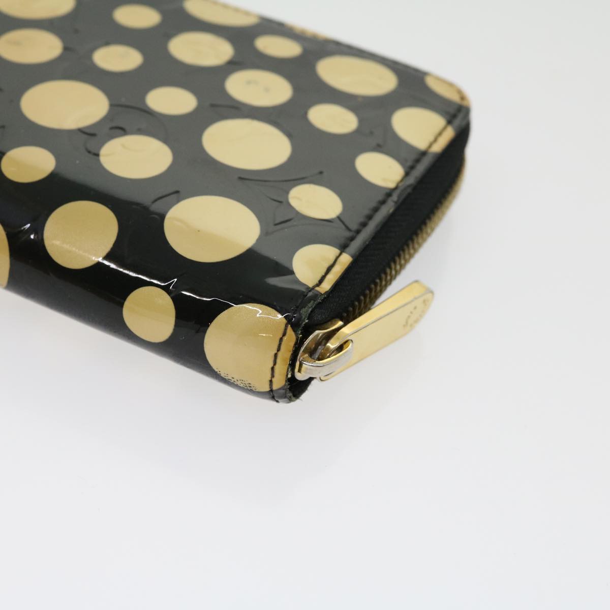 LOUIS VUITTON Vernis Dot Infinity Zippy Wallet Yayoi Kusama DH64220 am2698g