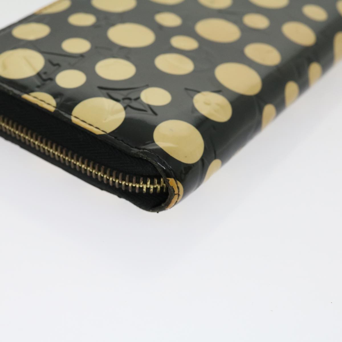 LOUIS VUITTON Vernis Dot Infinity Zippy Wallet Yayoi Kusama DH64220 am2698g