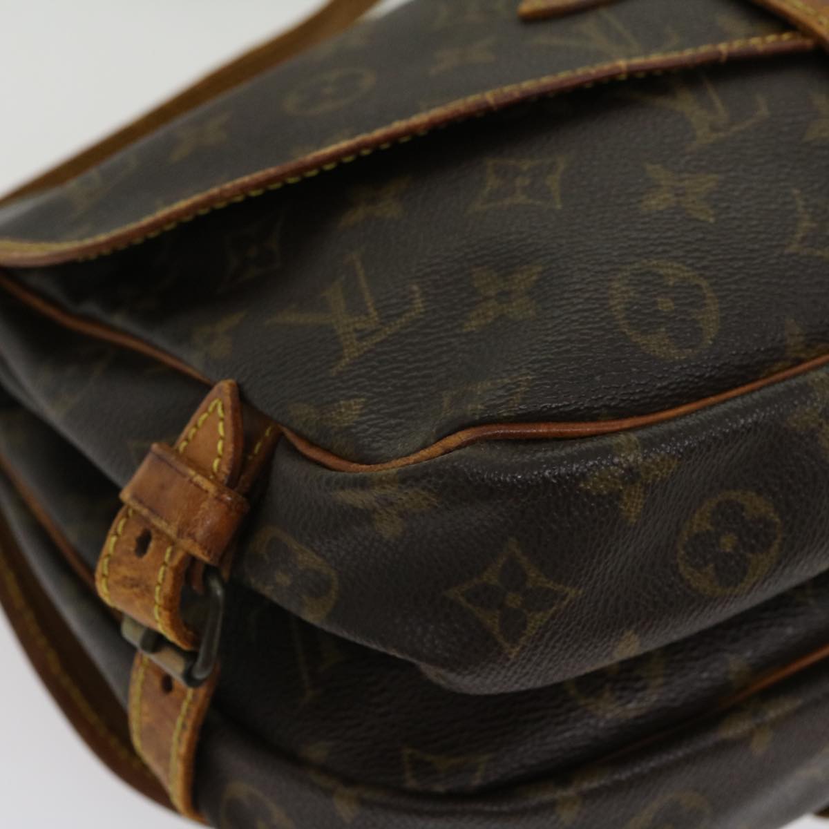 LOUIS VUITTON Monogram Saumur 30 Shoulder Bag M42256 LV am2765g