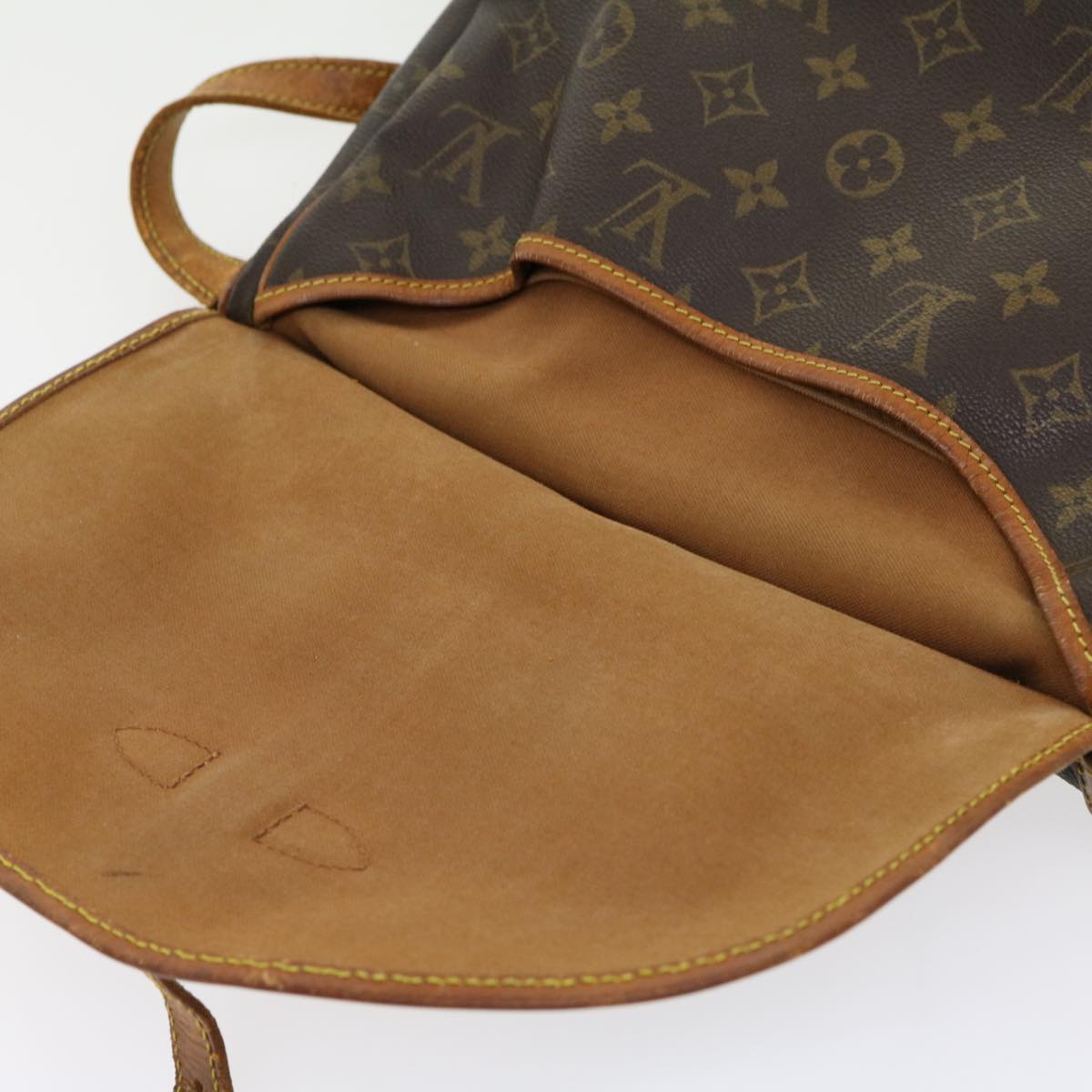 LOUIS VUITTON Monogram Saumur 30 Shoulder Bag M42256 LV am2765g