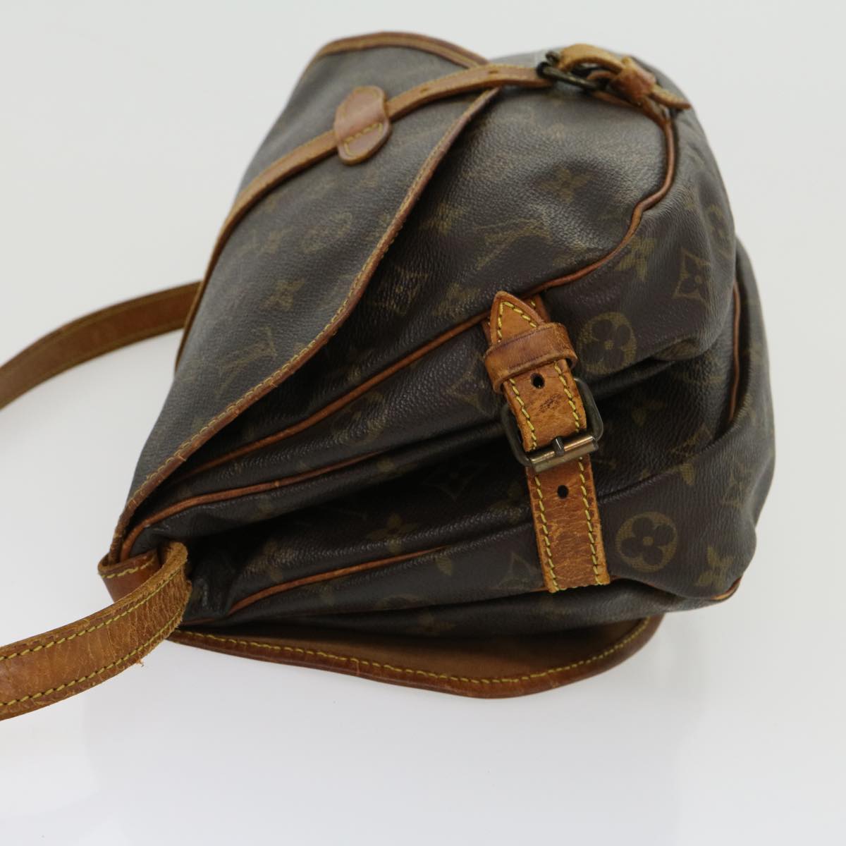 LOUIS VUITTON Monogram Saumur 30 Shoulder Bag M42256 LV am2765g
