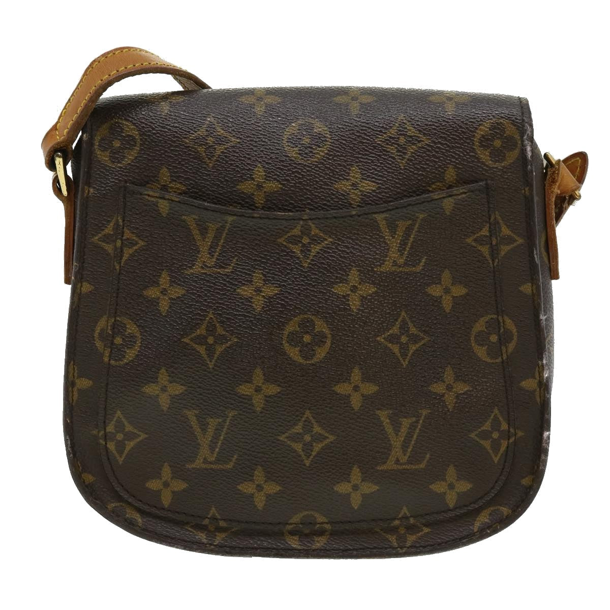 LOUIS VUITTON Monogram Saint Cloud MM Shoulder Bag M51243 LV am2789g