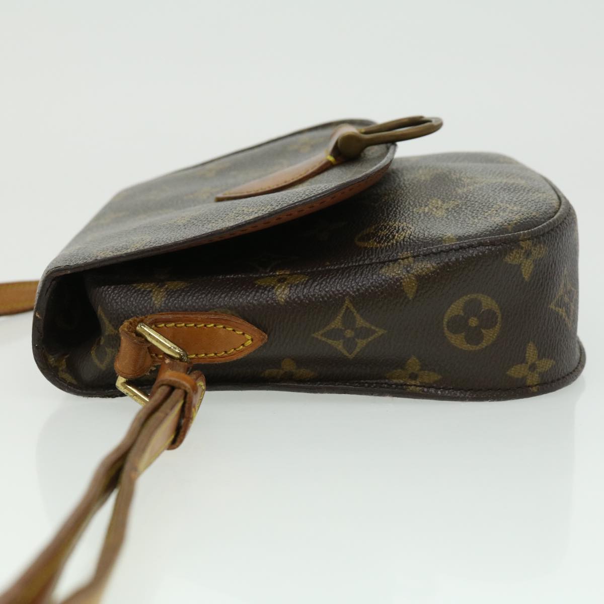 LOUIS VUITTON Monogram Saint Cloud MM Shoulder Bag M51243 LV am2789g