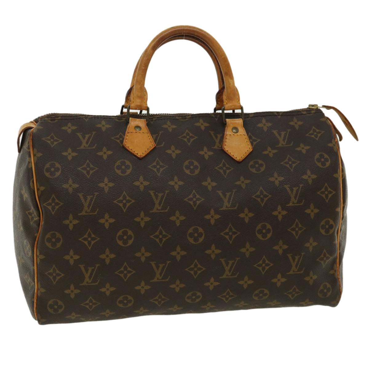 LOUIS VUITTON Monogram Speedy 35 Hand Bag M41524 LV am2804g