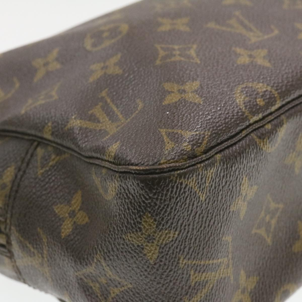 LOUIS VUITTON Monogram Trousse Toilette 28 Clutch Bag M47522 LV am407g