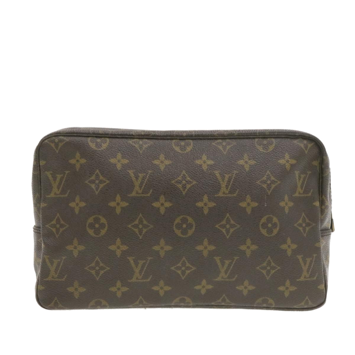LOUIS VUITTON Monogram Trousse Toilette 28 Clutch Bag M47522 LV am407g