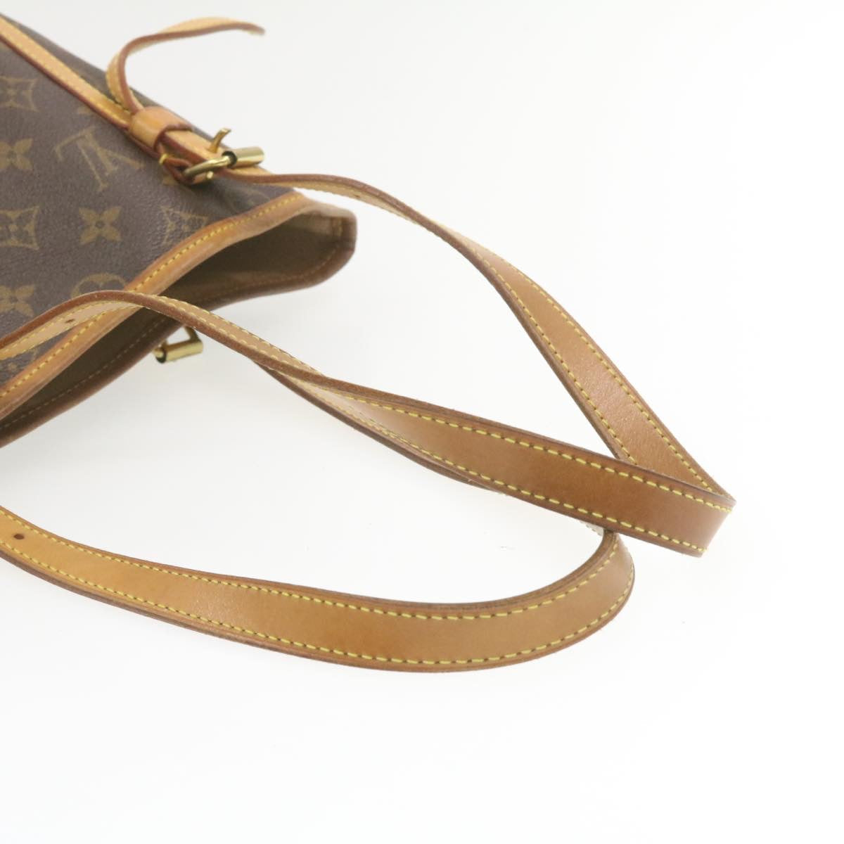 LOUIS VUITTON Monogram Bucket GM Shoulder Bag Pouch M42236 **Powder am482g