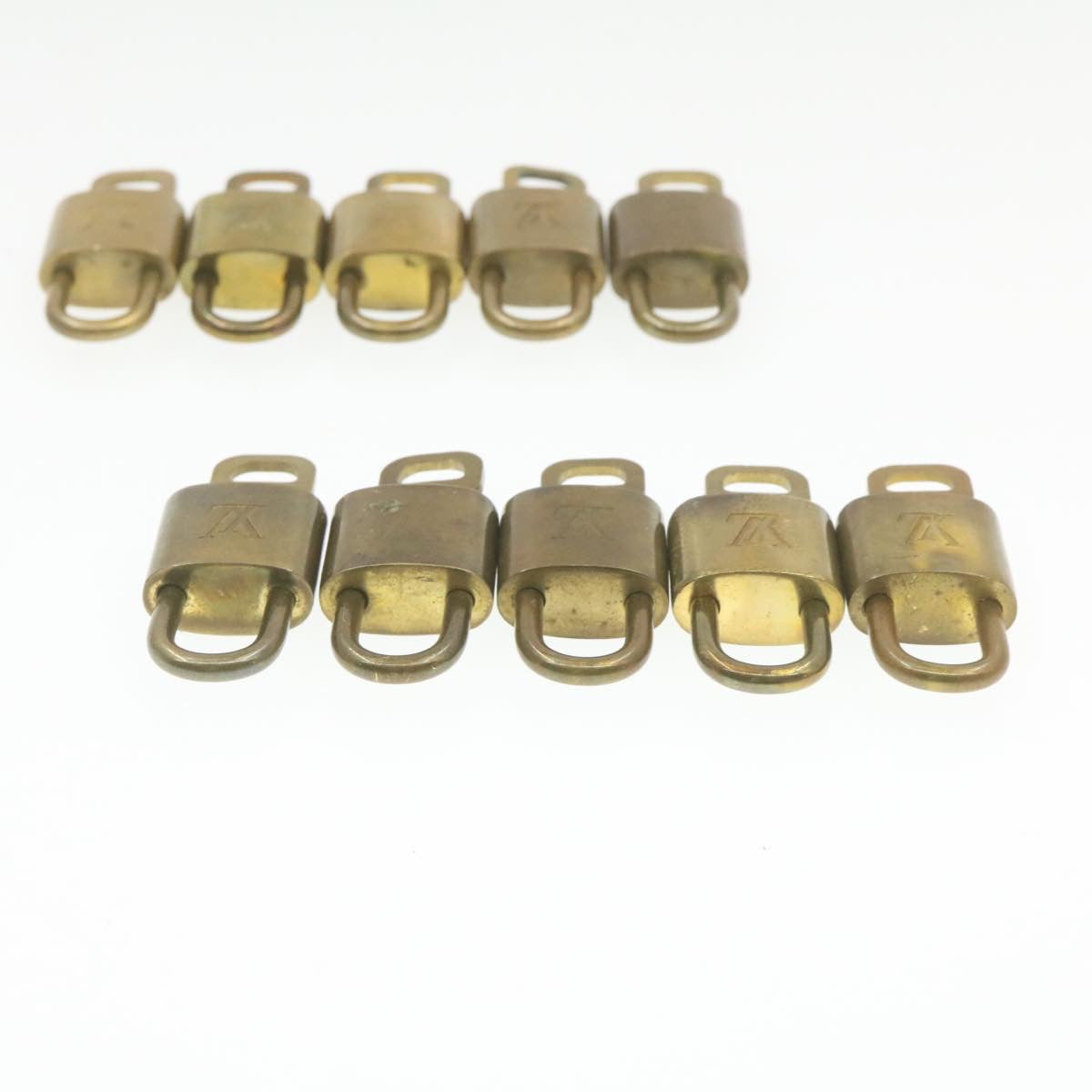 LOUIS VUITTON Padlock 10set Padlock Gold Tone LV am518g