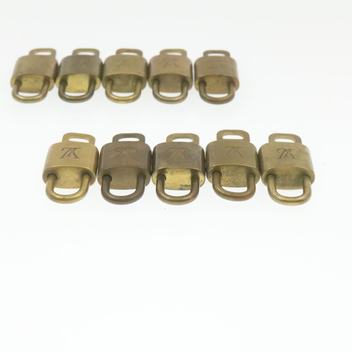 LOUIS VUITTON Padlock 10set Padlock Gold Tone LV am519g