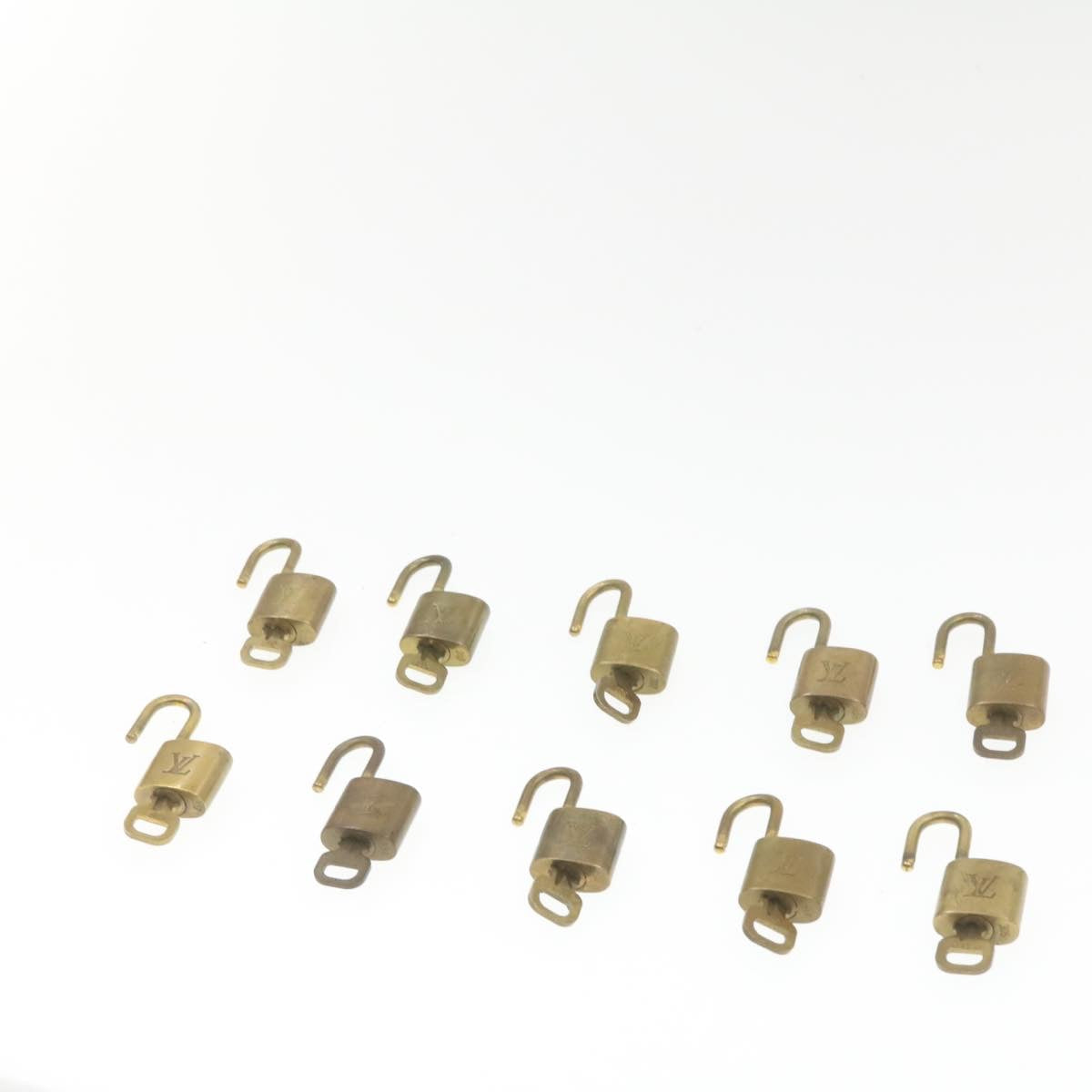 LOUIS VUITTON Padlock 10set Padlock Gold Tone LV am519g