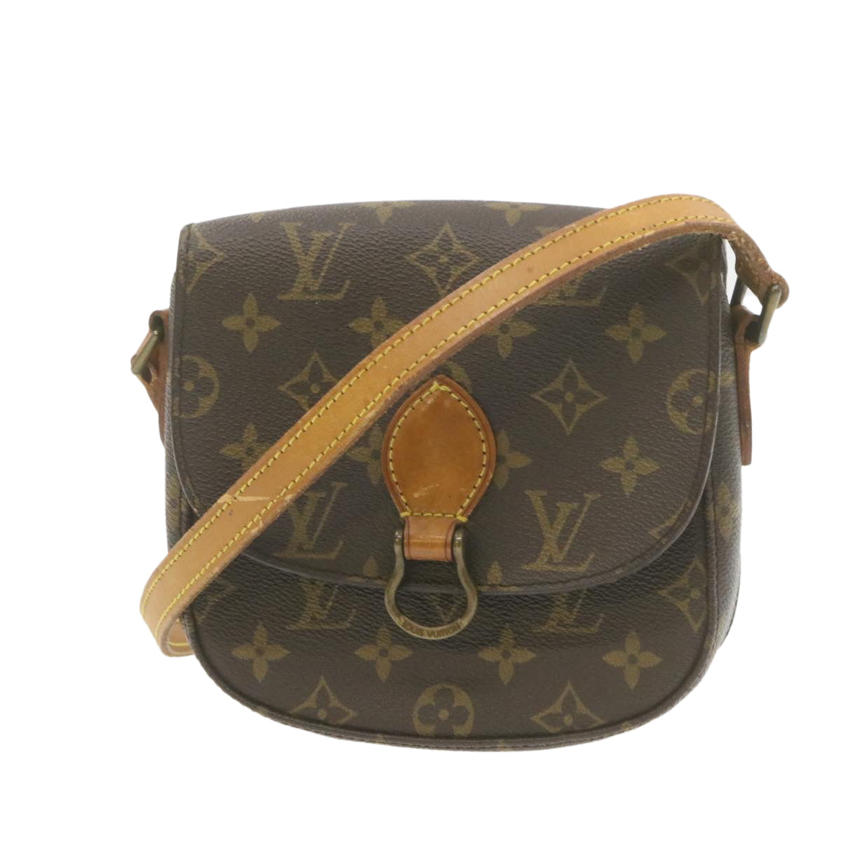 LOUIS VUITTON Monogram Saint Cloud PM Shoulder Bag M51244 LV am608g