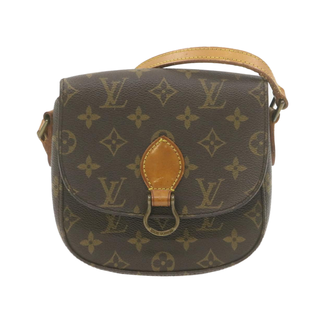 LOUIS VUITTON Monogram Saint Cloud PM Shoulder Bag M51244 LV am608g
