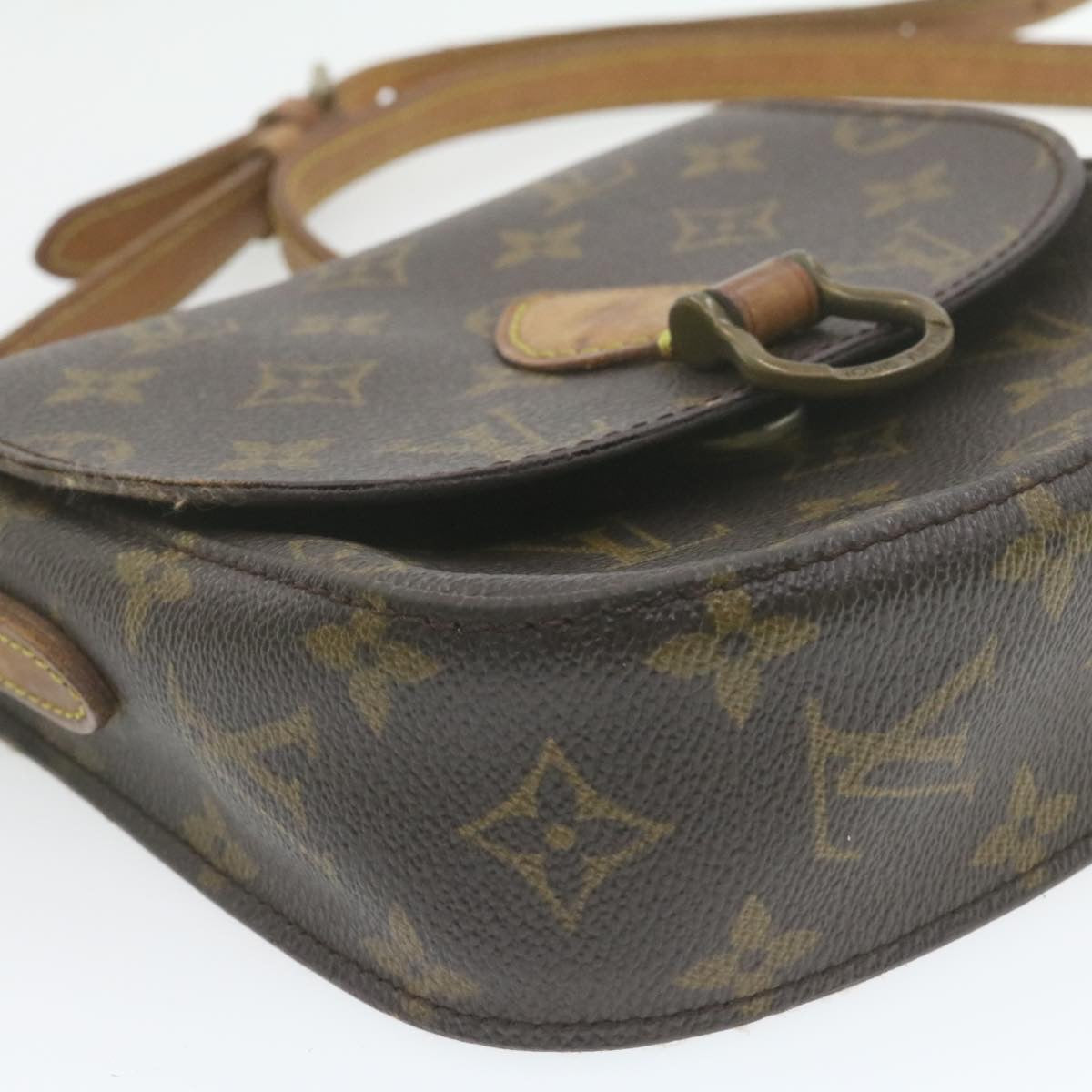 LOUIS VUITTON Monogram Saint Cloud PM Shoulder Bag M51244 LV am753g