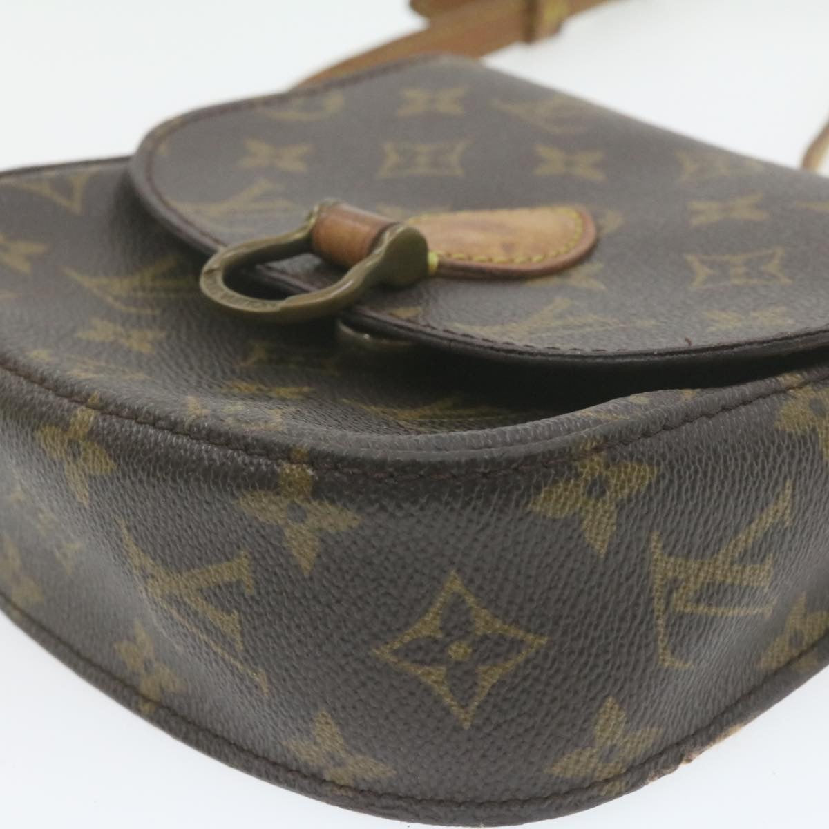 LOUIS VUITTON Monogram Saint Cloud PM Shoulder Bag M51244 LV am753g