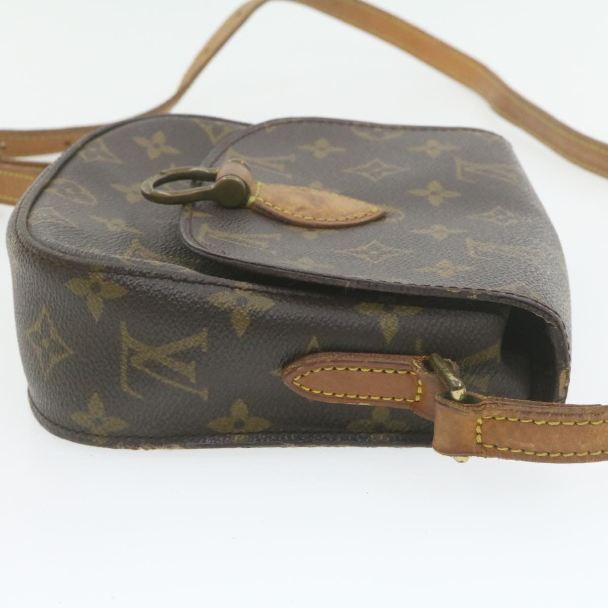LOUIS VUITTON Monogram Saint Cloud PM Shoulder Bag M51244 LV am753g