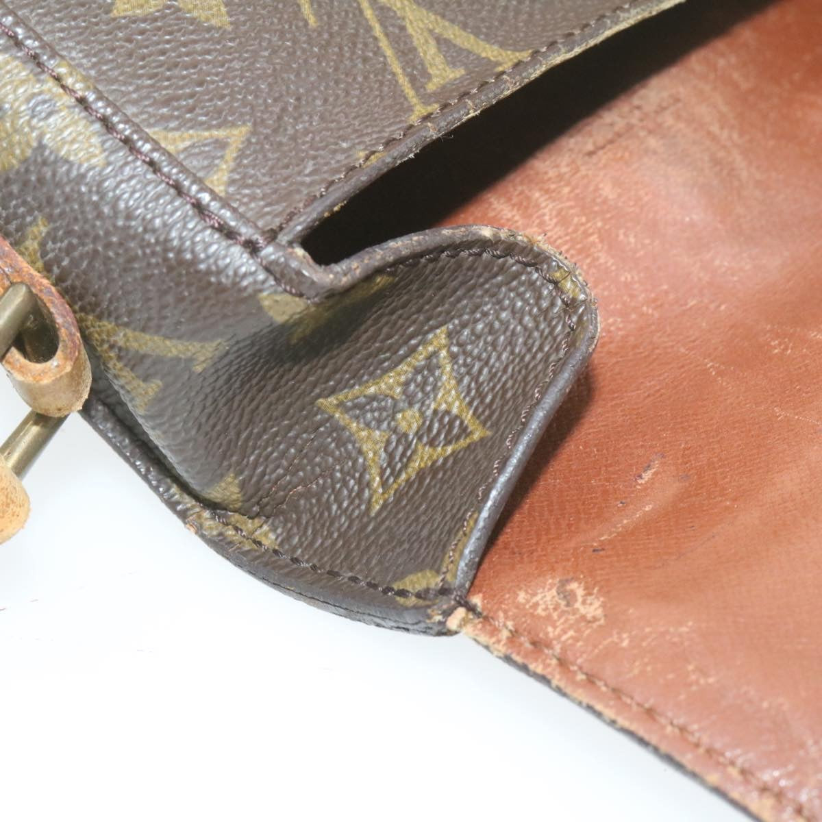 LOUIS VUITTON Monogram Saint Cloud PM Shoulder Bag M51244 LV am754g