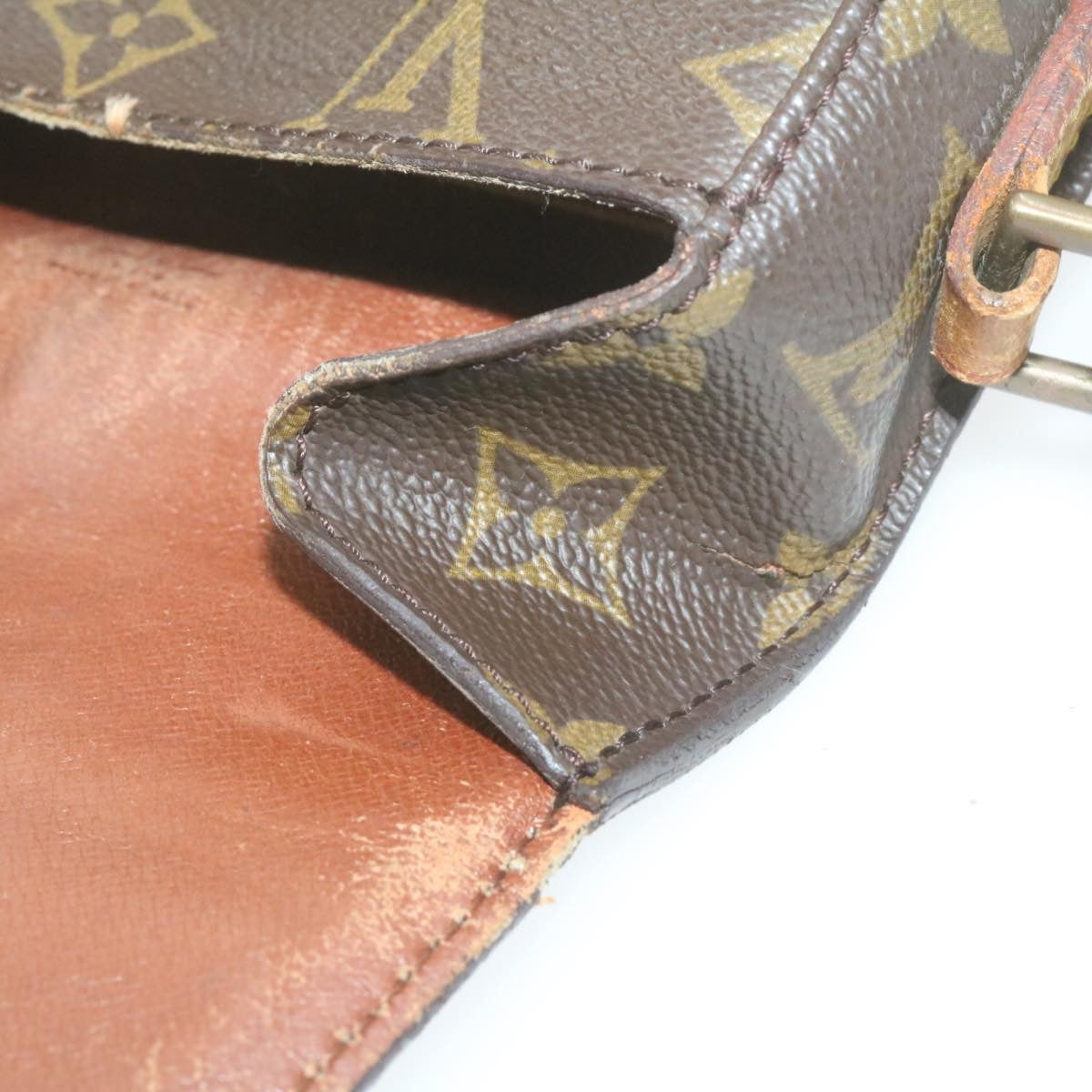 LOUIS VUITTON Monogram Saint Cloud PM Shoulder Bag M51244 LV am754g