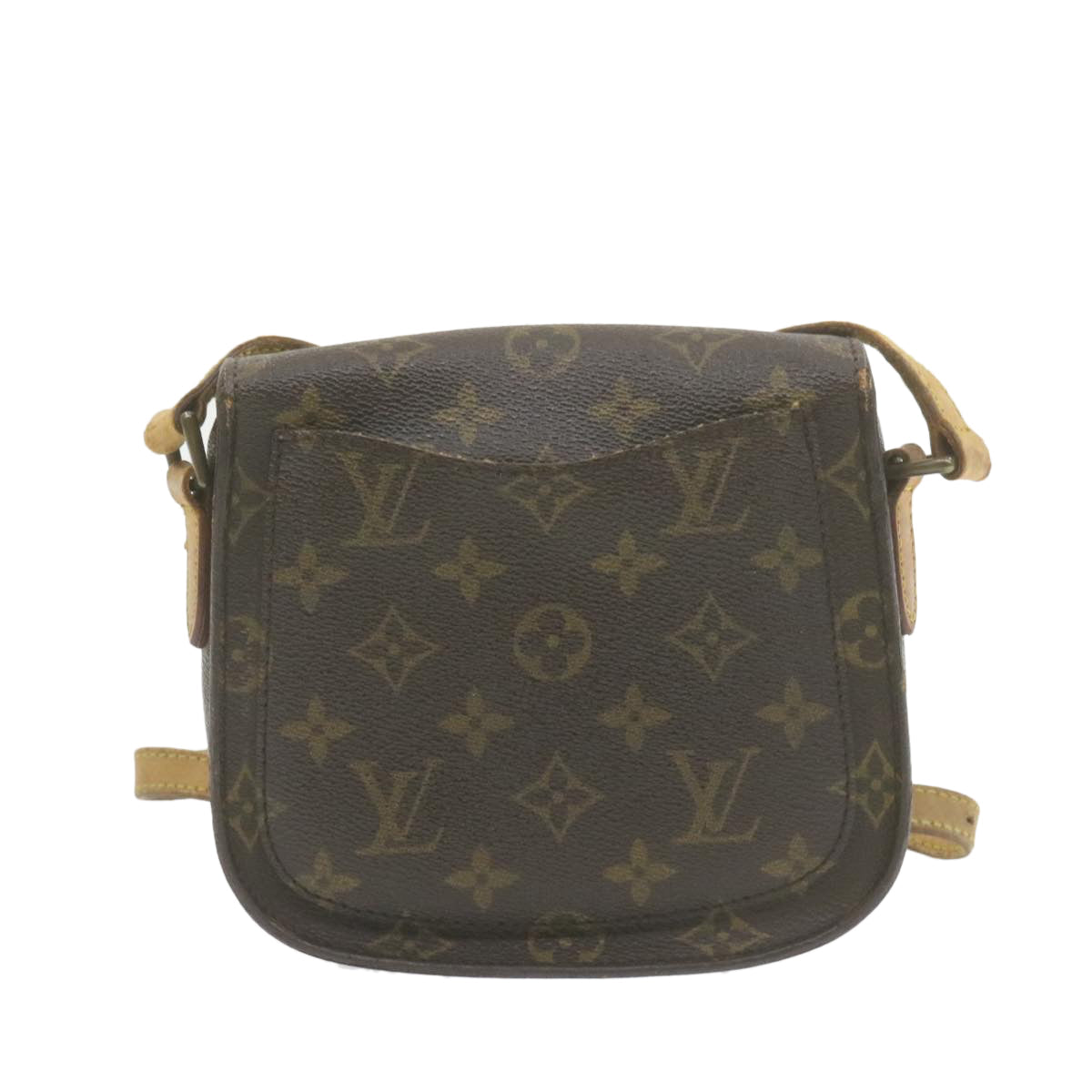 LOUIS VUITTON Monogram Saint Cloud PM Shoulder Bag M51244 LV am754g