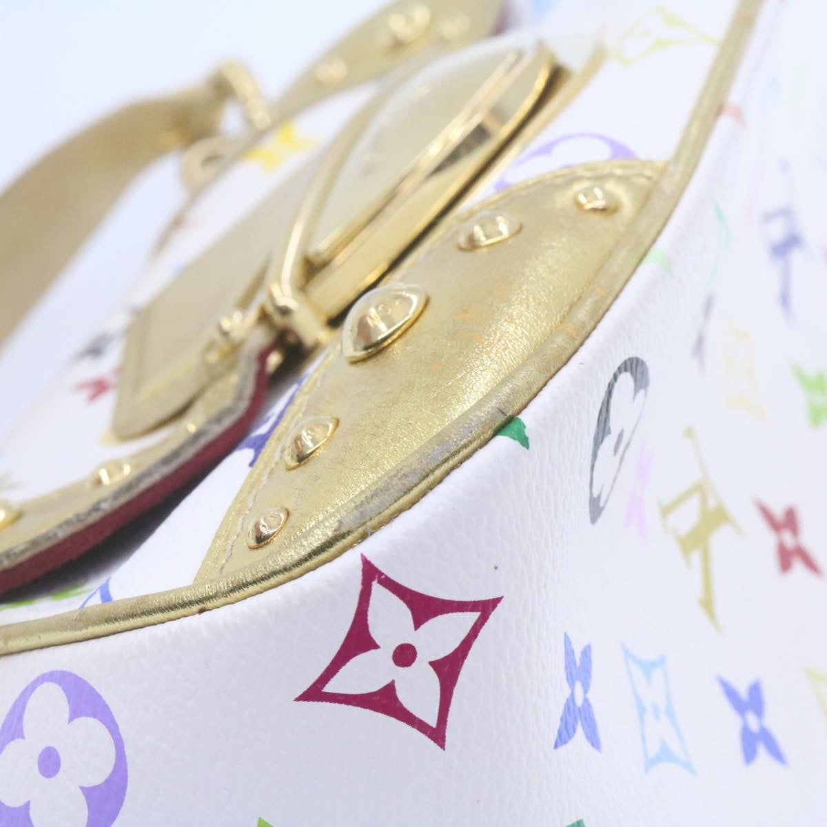 LOUIS VUITTON Monogram Multicolor Marilyn All Hand Bag White M40206 am819gA