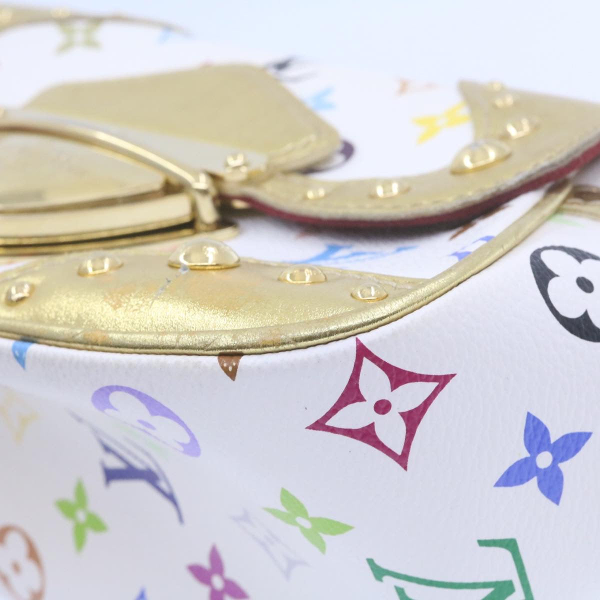 LOUIS VUITTON Monogram Multicolor Marilyn All Hand Bag White M40206 am819gA