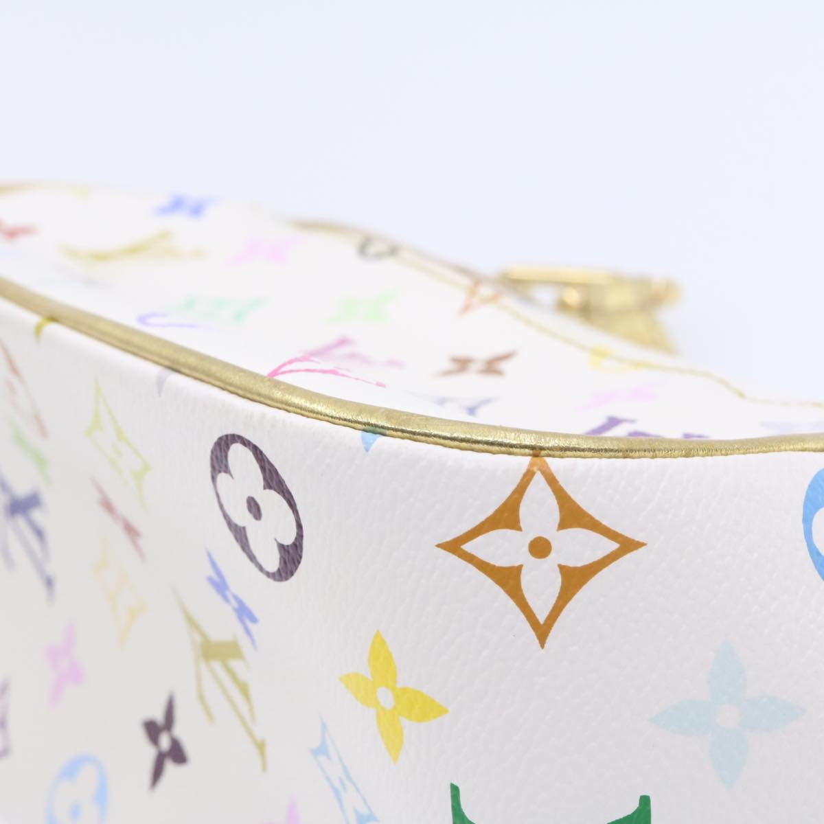 LOUIS VUITTON Monogram Multicolor Marilyn All Hand Bag White M40206 am819gA
