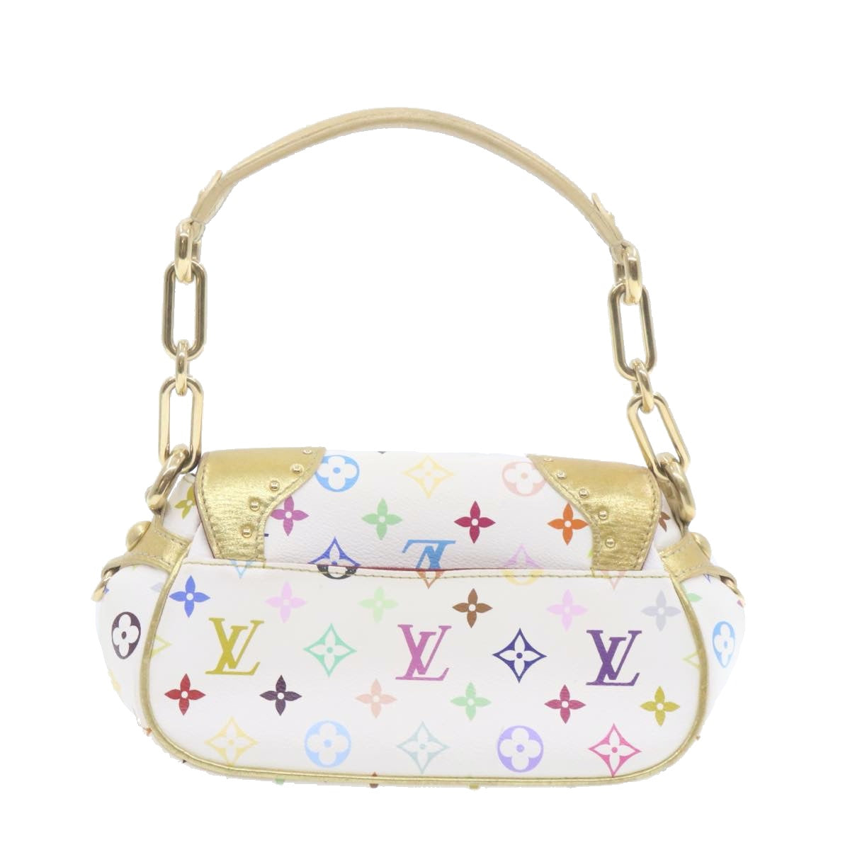LOUIS VUITTON Monogram Multicolor Marilyn All Hand Bag White M40206 am819gA