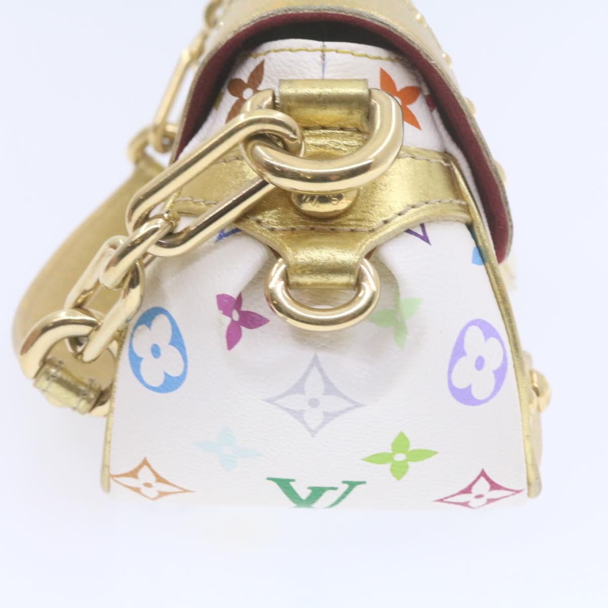 LOUIS VUITTON Monogram Multicolor Marilyn All Hand Bag White M40206 am819gA