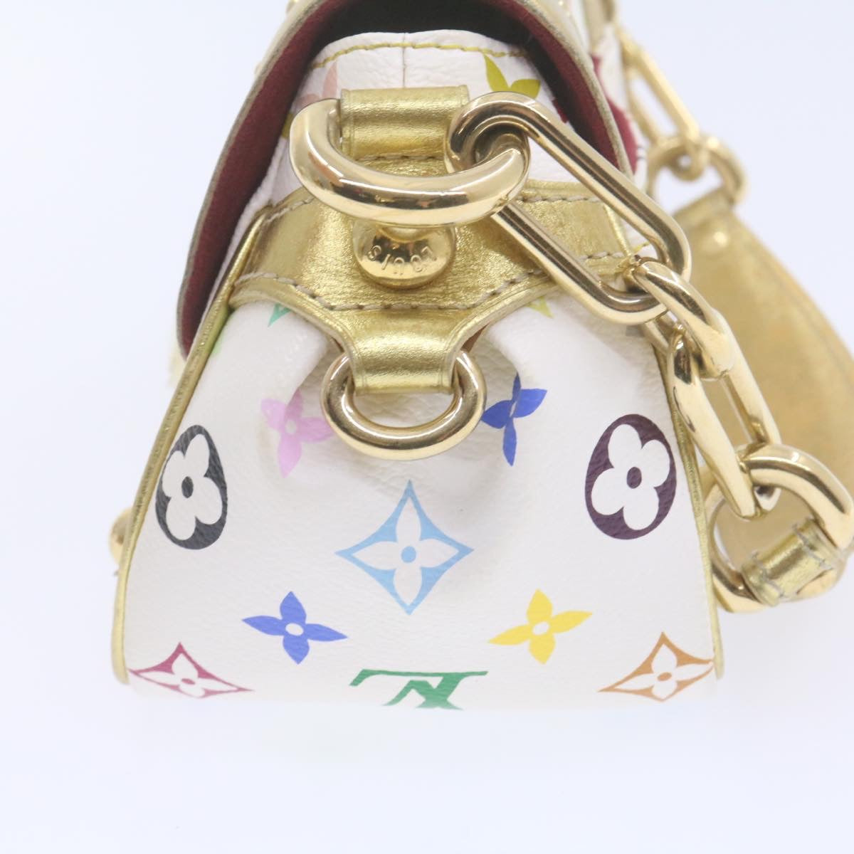 LOUIS VUITTON Monogram Multicolor Marilyn All Hand Bag White M40206 am819gA