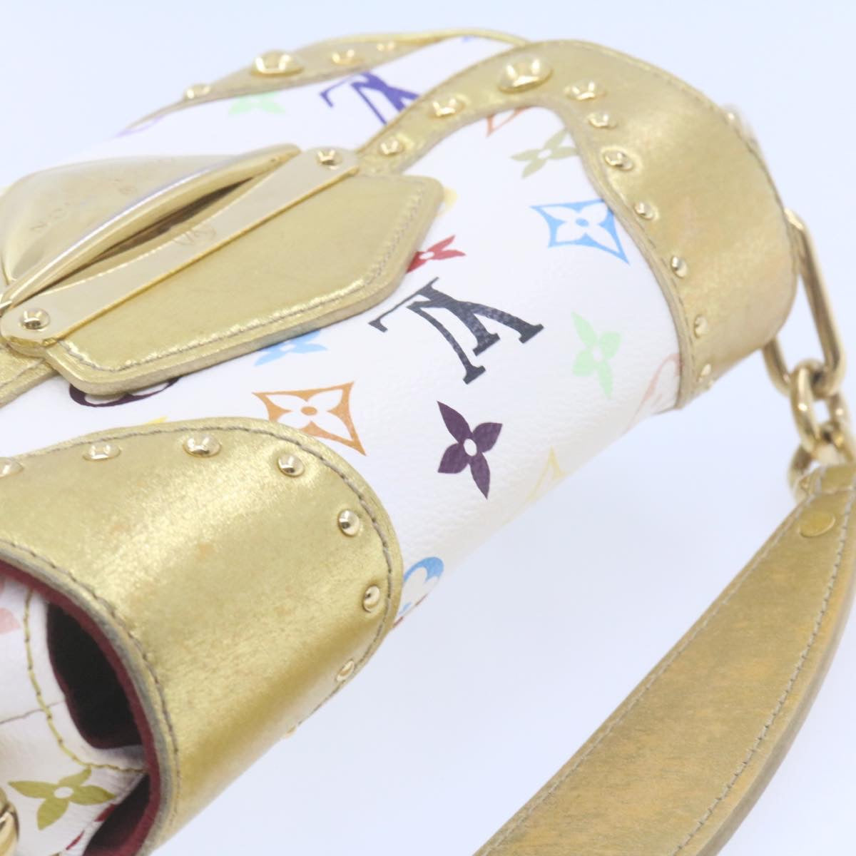 LOUIS VUITTON Monogram Multicolor Marilyn All Hand Bag White M40206 am819gA