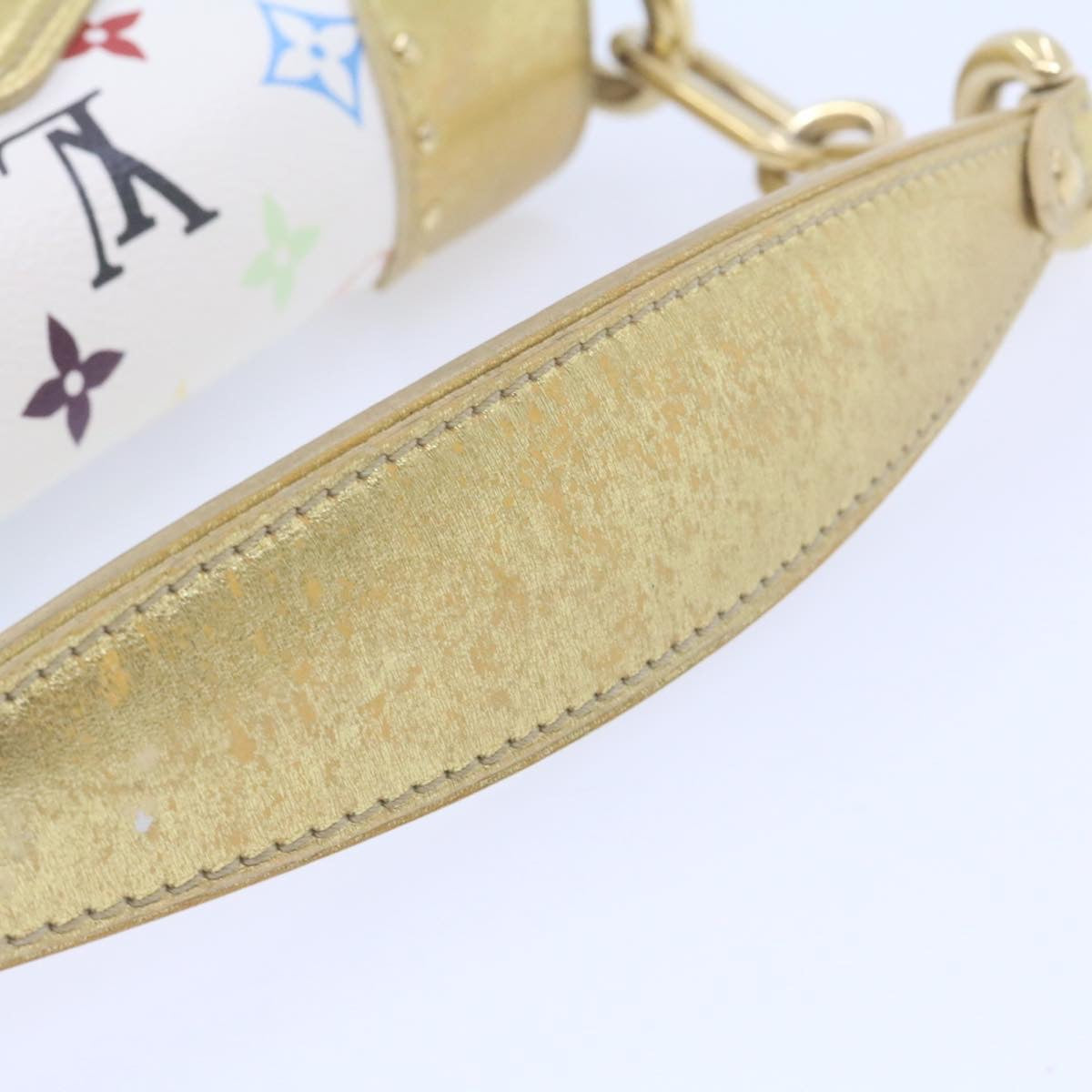 LOUIS VUITTON Monogram Multicolor Marilyn All Hand Bag White M40206 am819gA