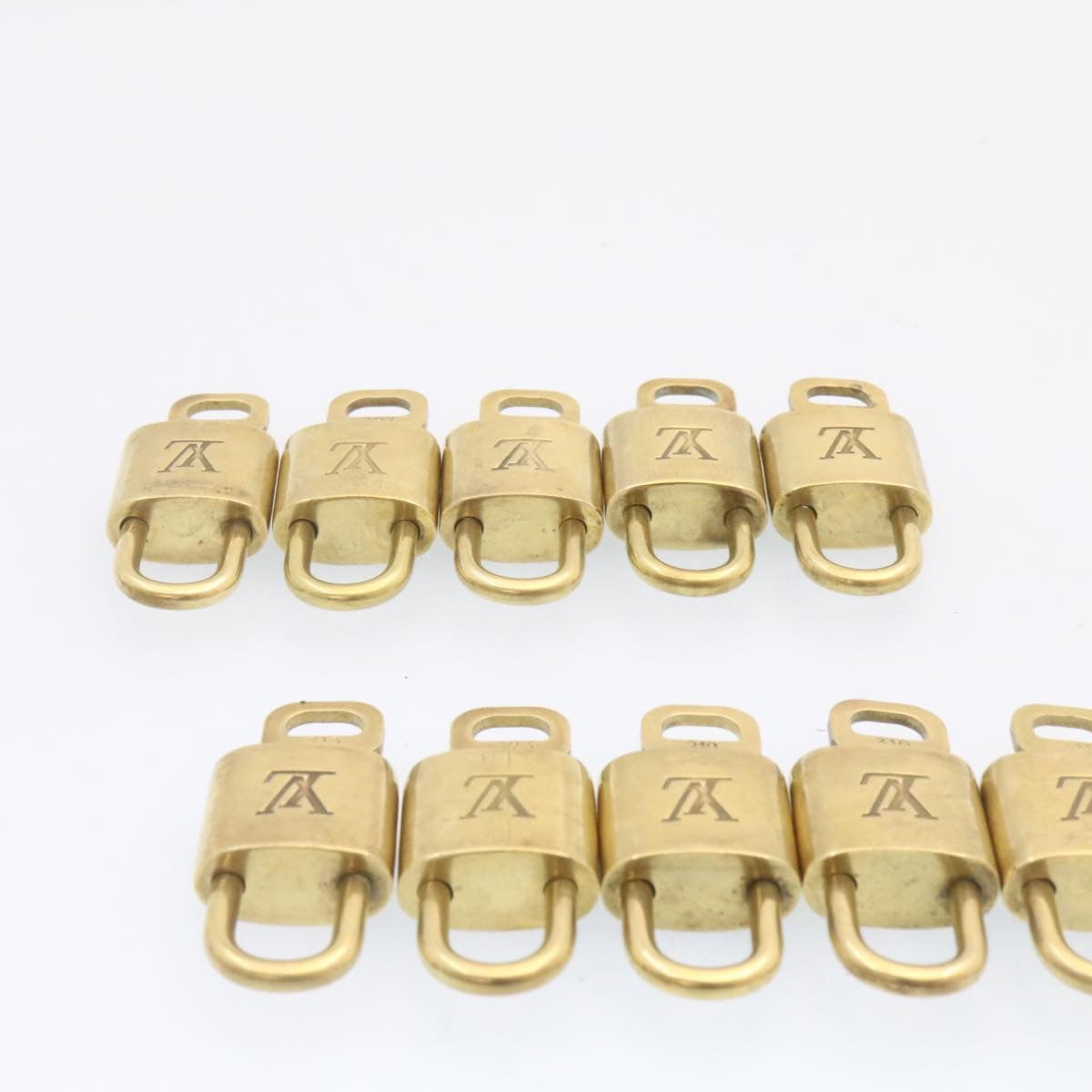 LOUIS VUITTON Padlock 10set Gold Tone LV am831g
