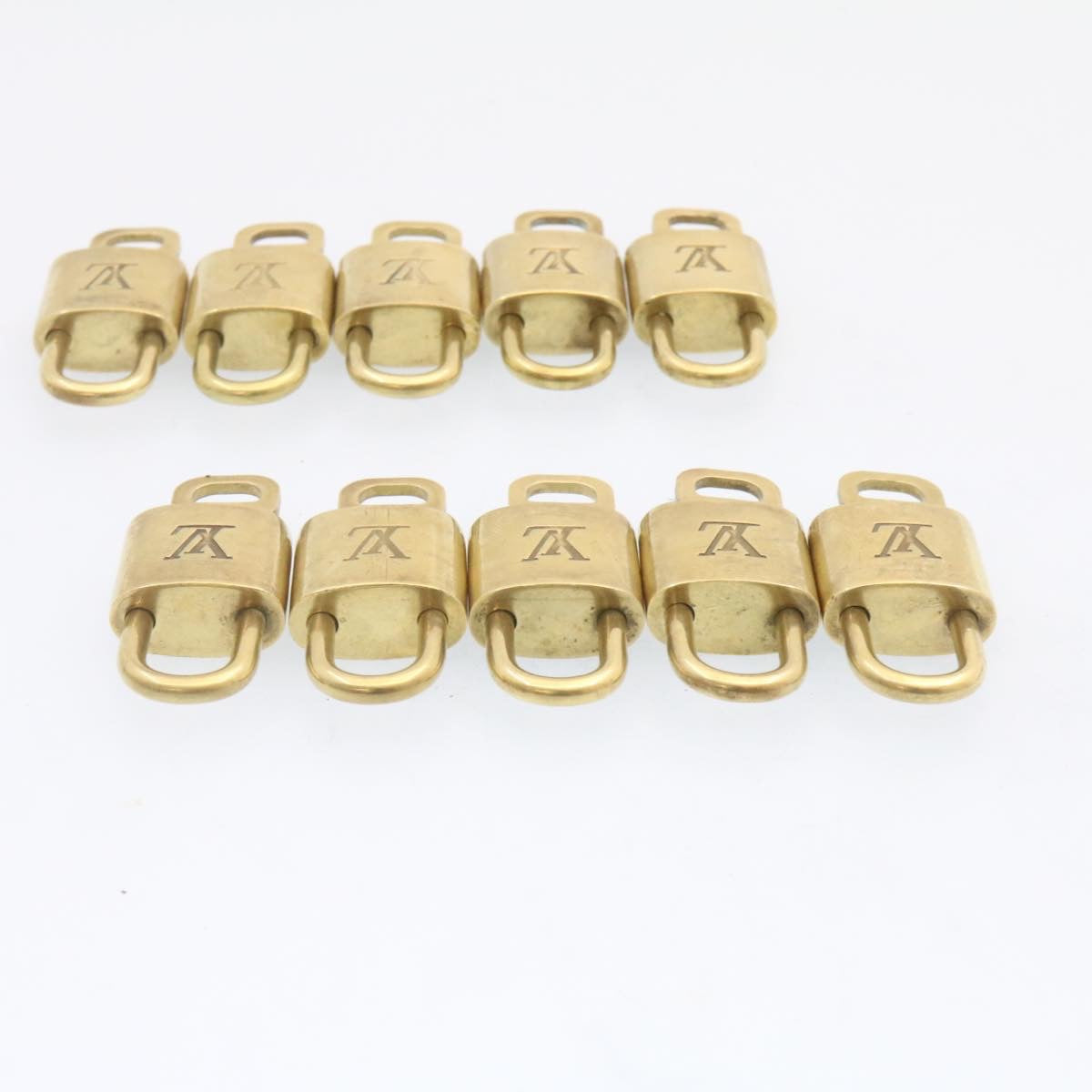 LOUIS VUITTON Padlock 10set Gold Tone LV am831g